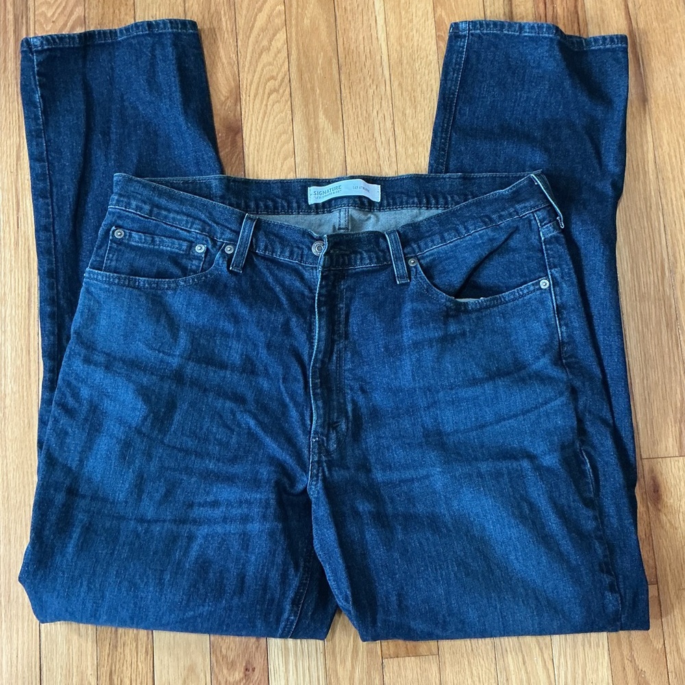 Levi's 38x34 Men’s Big and Tall Blue Straight Jeans Classic Style